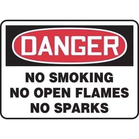 Accuform OSHA DANGER SAFETY SIGN NO SMOKING MSMK012XP MSMK012XP